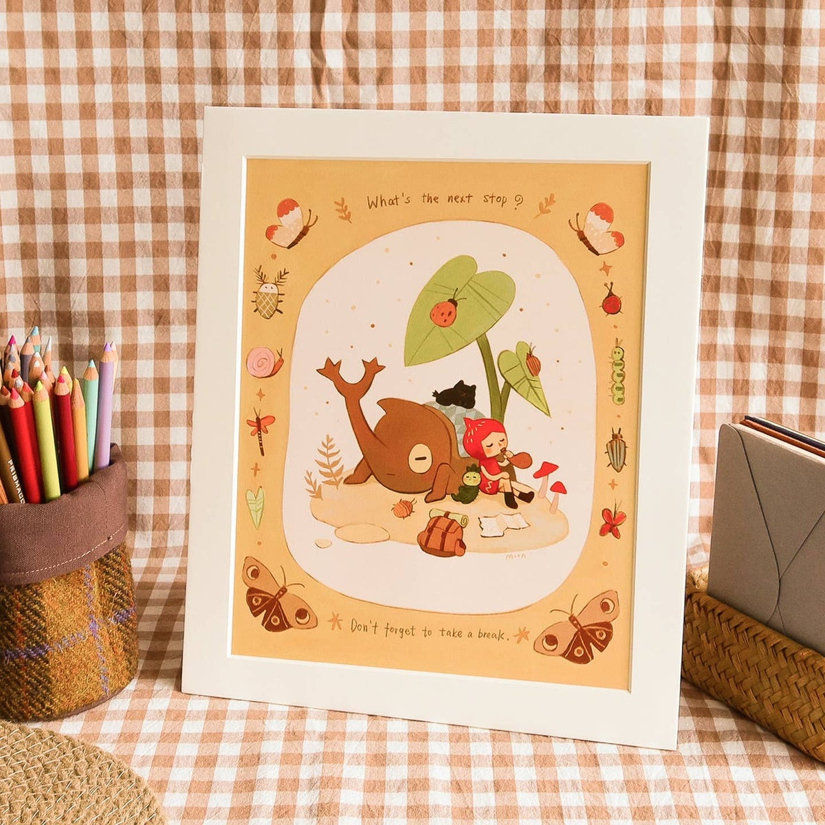 Take a Break – Framed Art Print