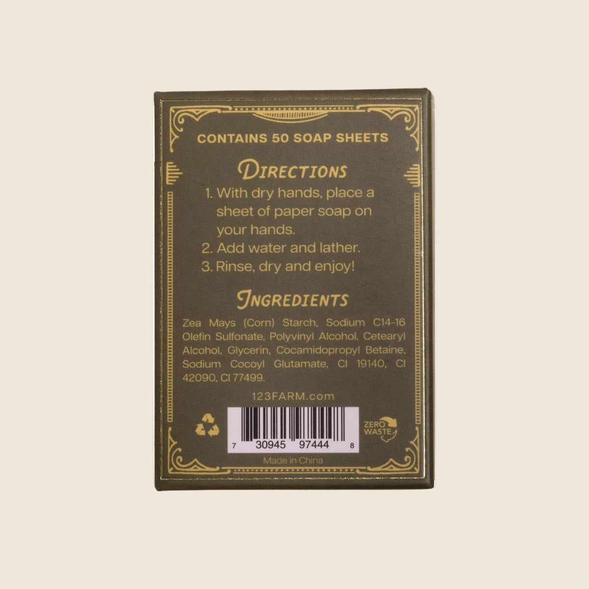 Paper Soap – Yosemite (Pine, Lavender, Fresh Water Scent)