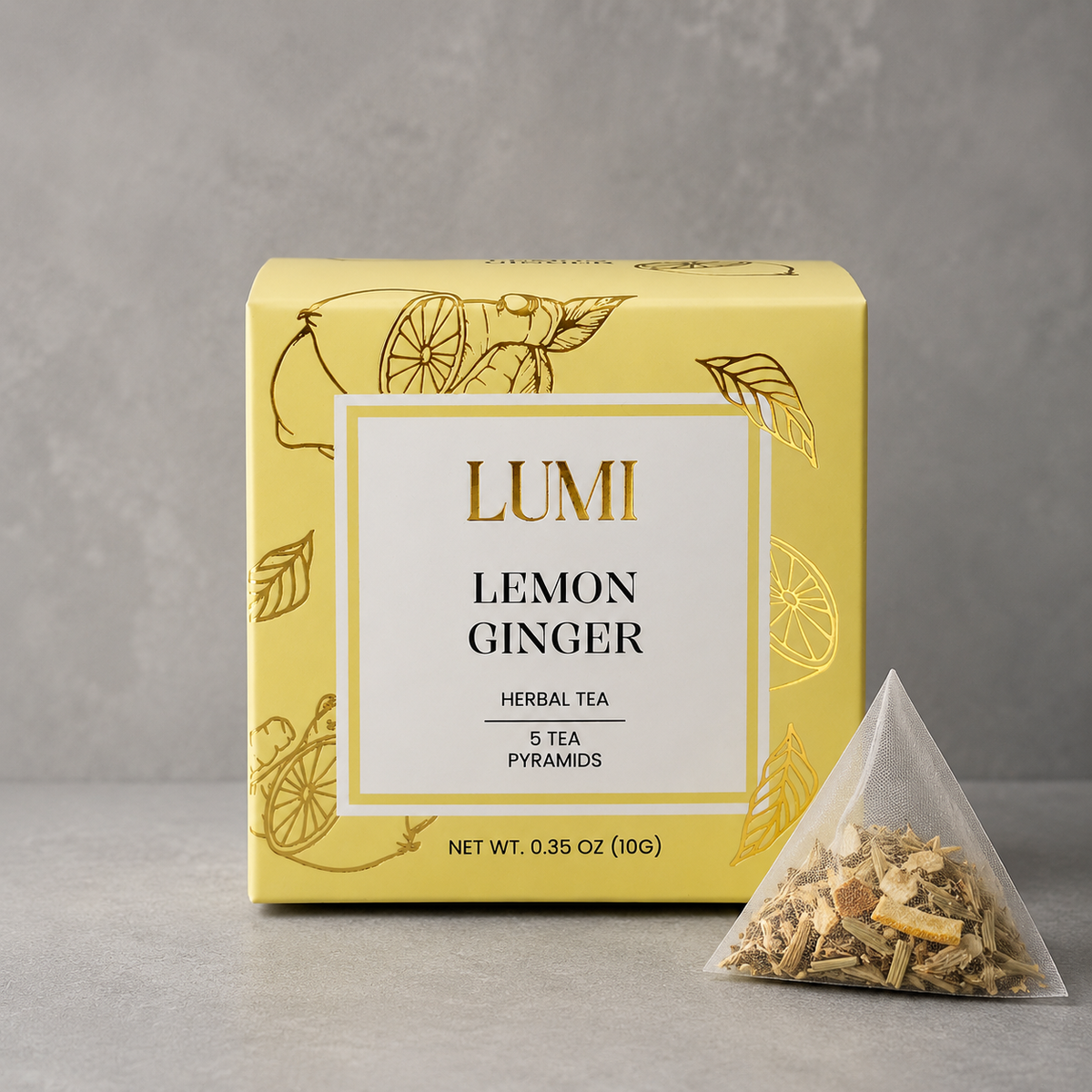 Lemon Ginger Herbal Tea