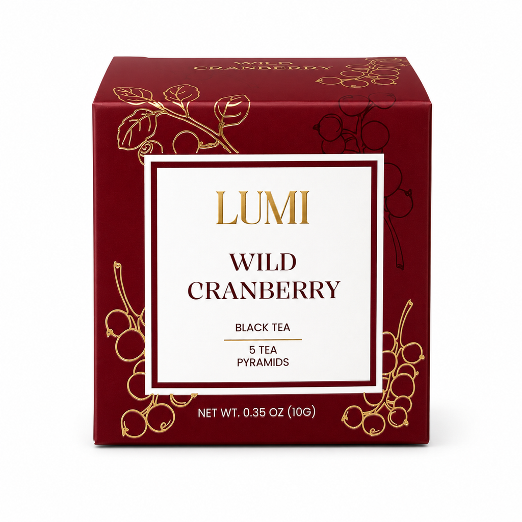 Wild Cranberry Black Tea -  5 Premium Tea Bags