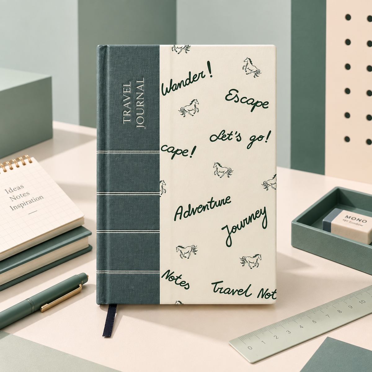 Hardcover Adventure Travel Journal