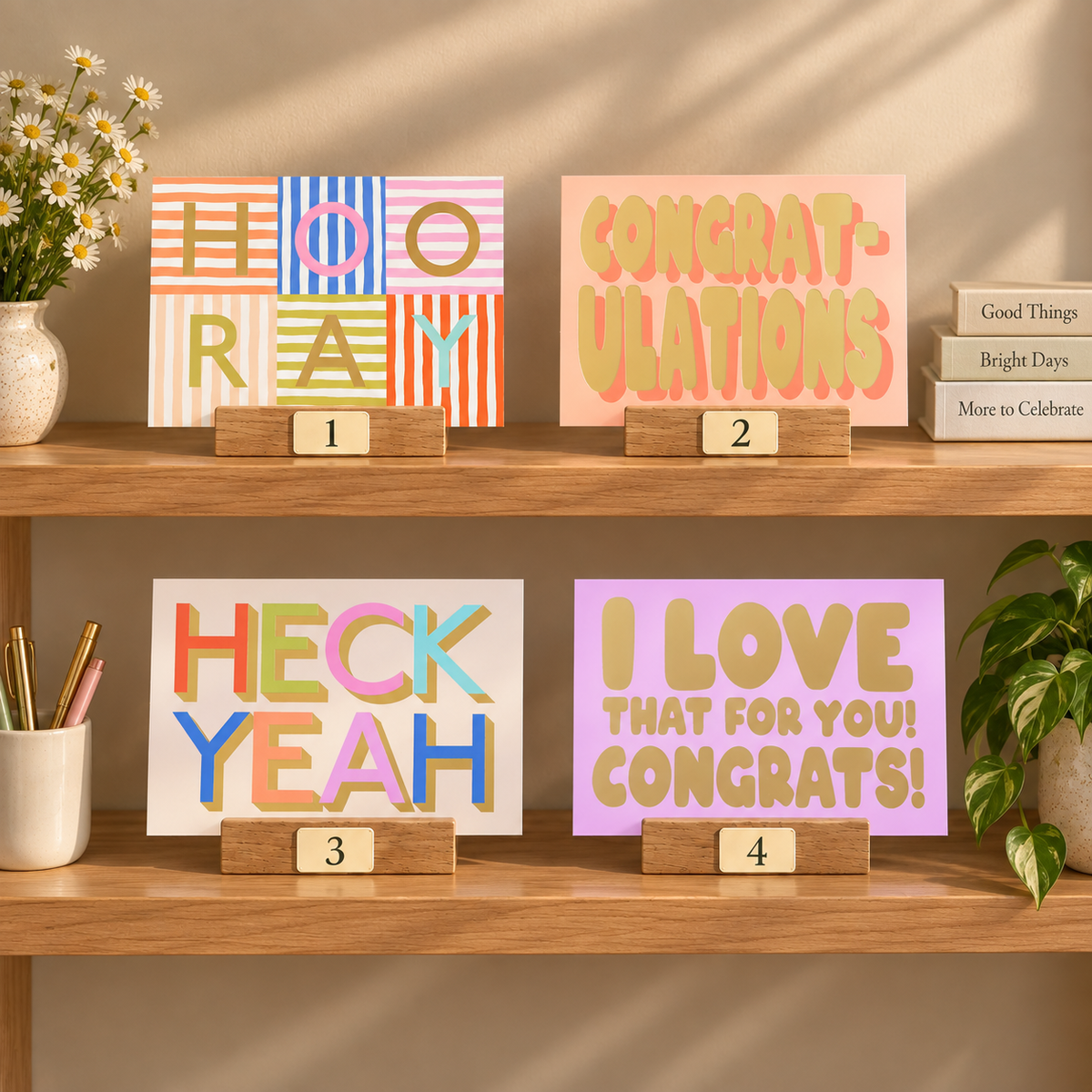 Congratulations Card — 8 Bold Designs to Choose From