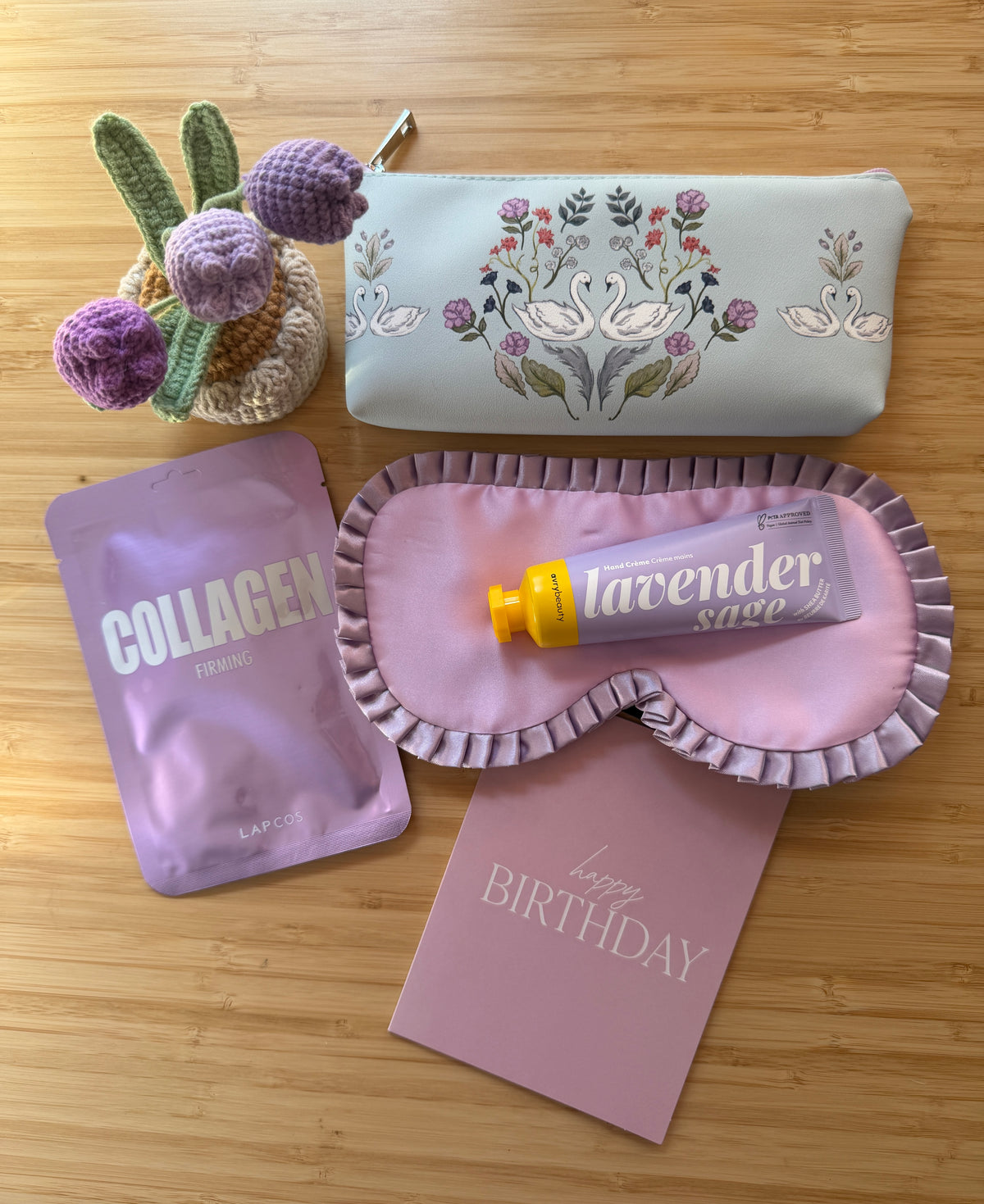 Swan Lake & Lavender Spa Birthday Gift Set