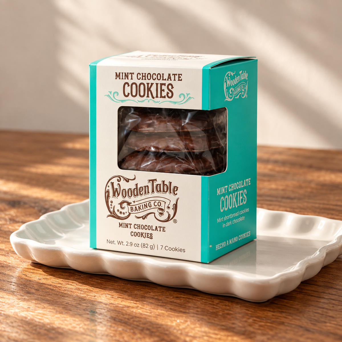 Mint Chocolate Tea Cookies (No Gluten)