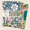 Set of three notebooks with floral designs by William Morris, published by Flame Tree Publishing.