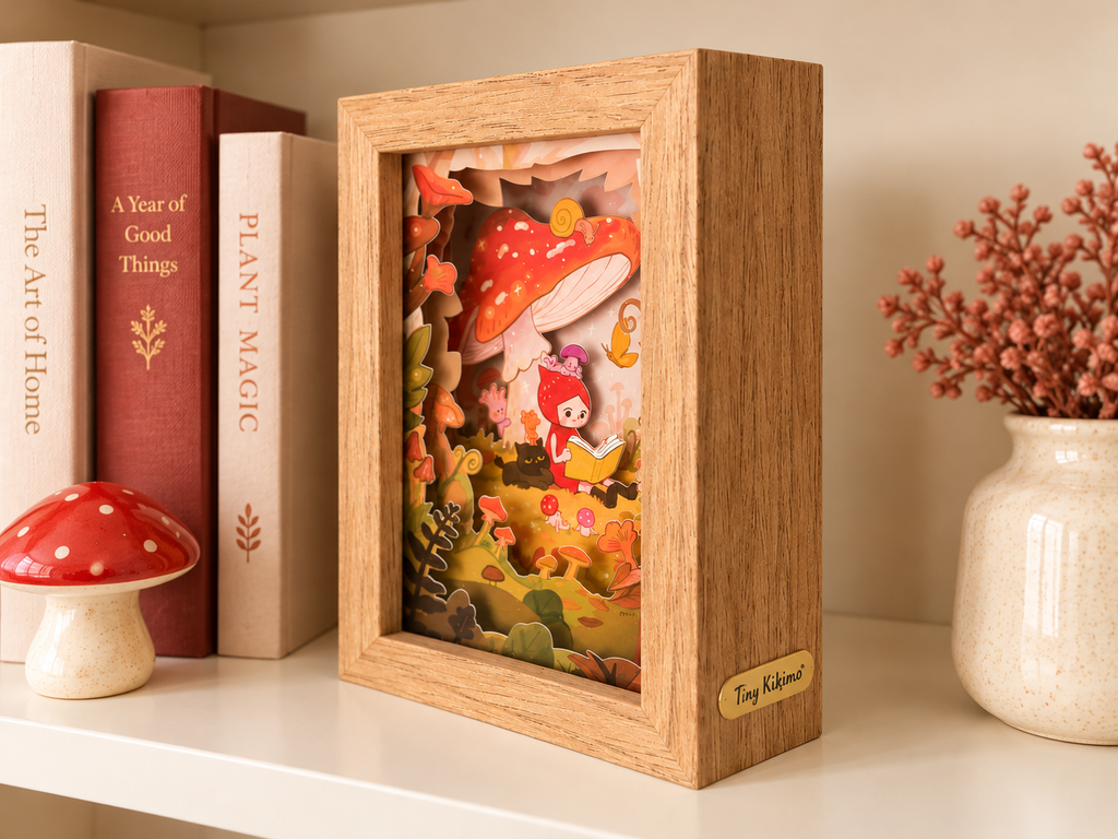 Tales Under the Mushroom – 3D Paper Art Story Box