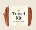 Vegan Leather Travel Kit