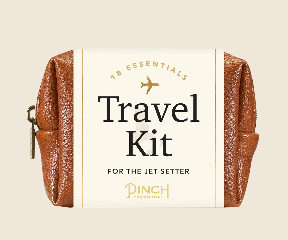Vegan Leather Travel Kit