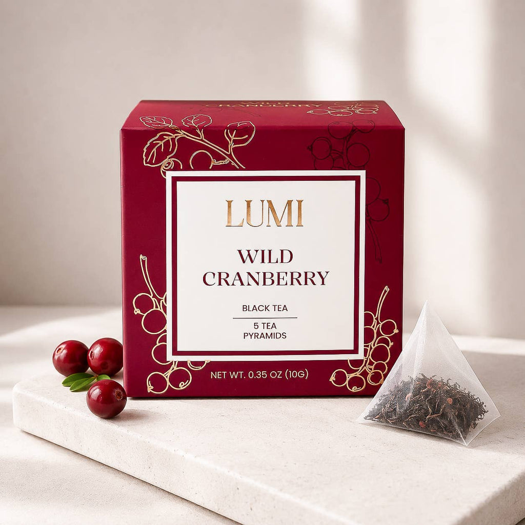 Wild Cranberry Black Tea -  5 Premium Tea Bags